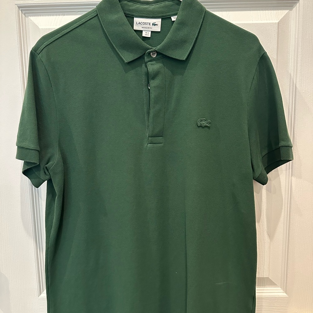 Lacoste Men's Forest Green Pique Polo